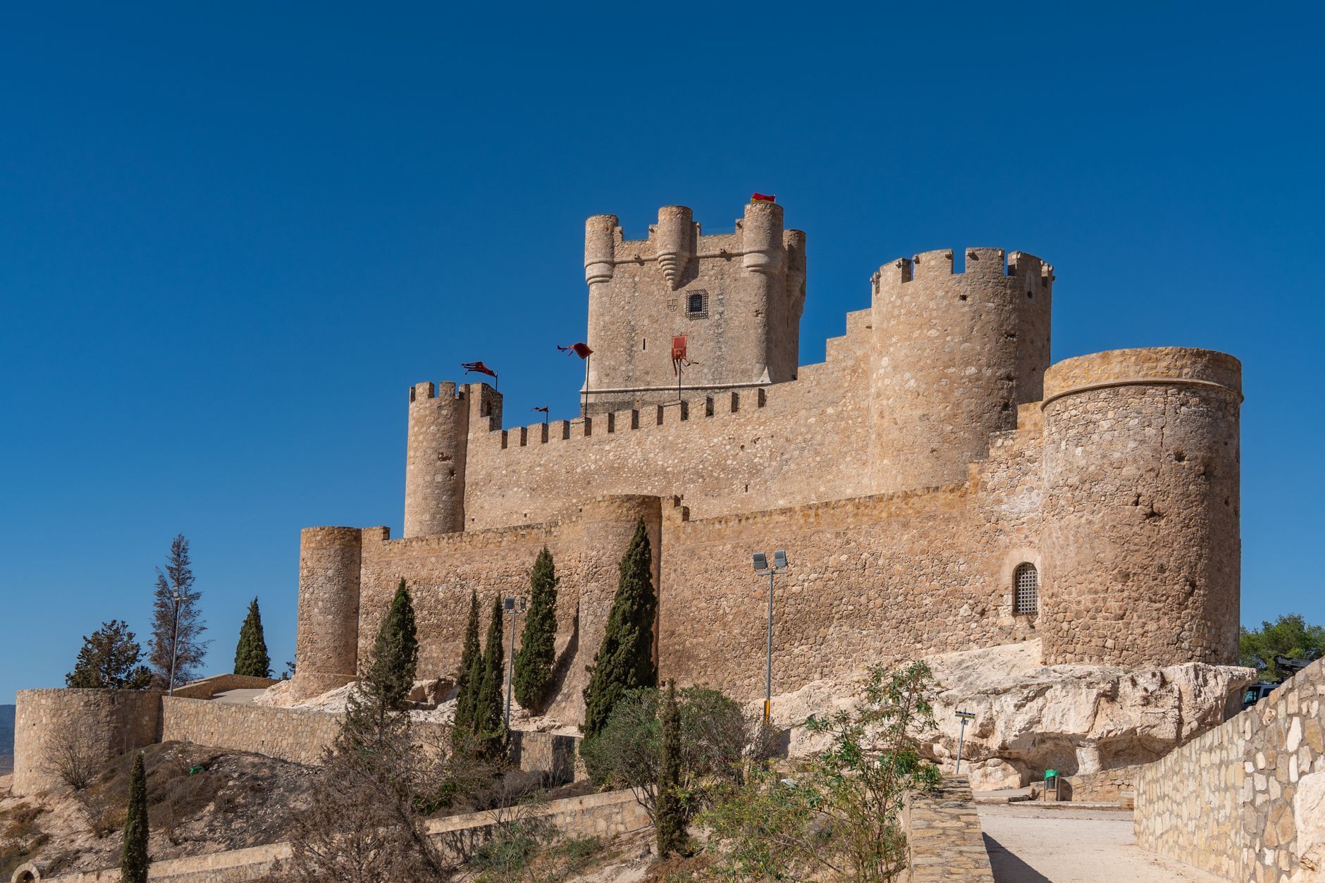 Medieval castle in Belmonte, Portugal